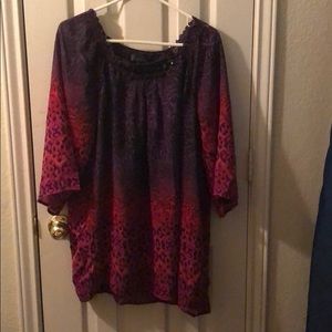 Colorful cheetah shirt